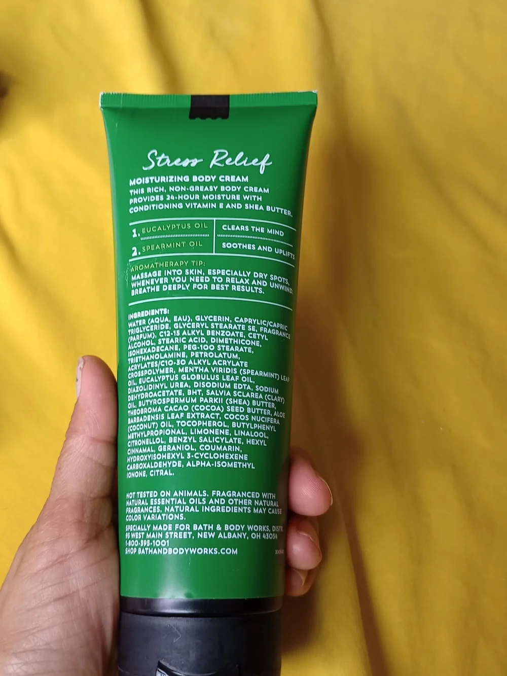 Bath & Body Works Aromatherapy Stress Relief body cream  Full Size